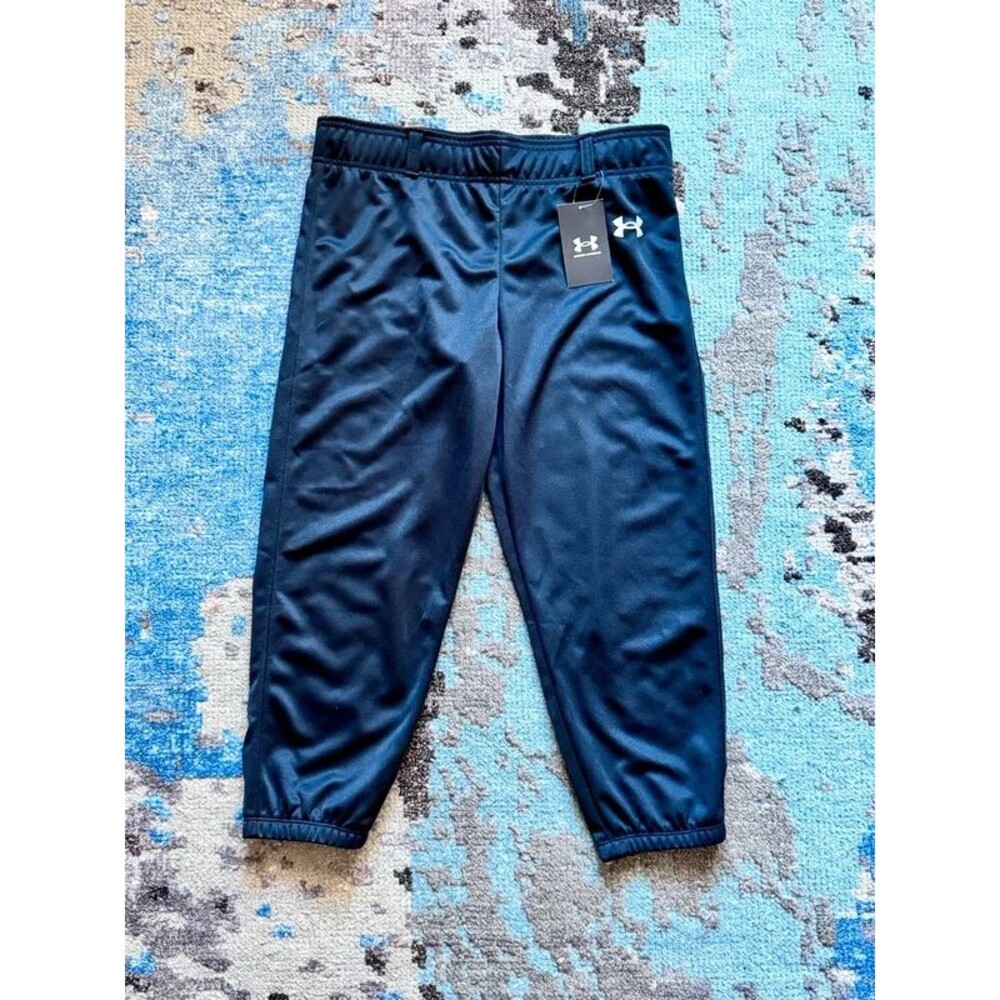 Under Armour Kids’ Pull Up Baseball Pants Youth XL 18-20 Black NWT